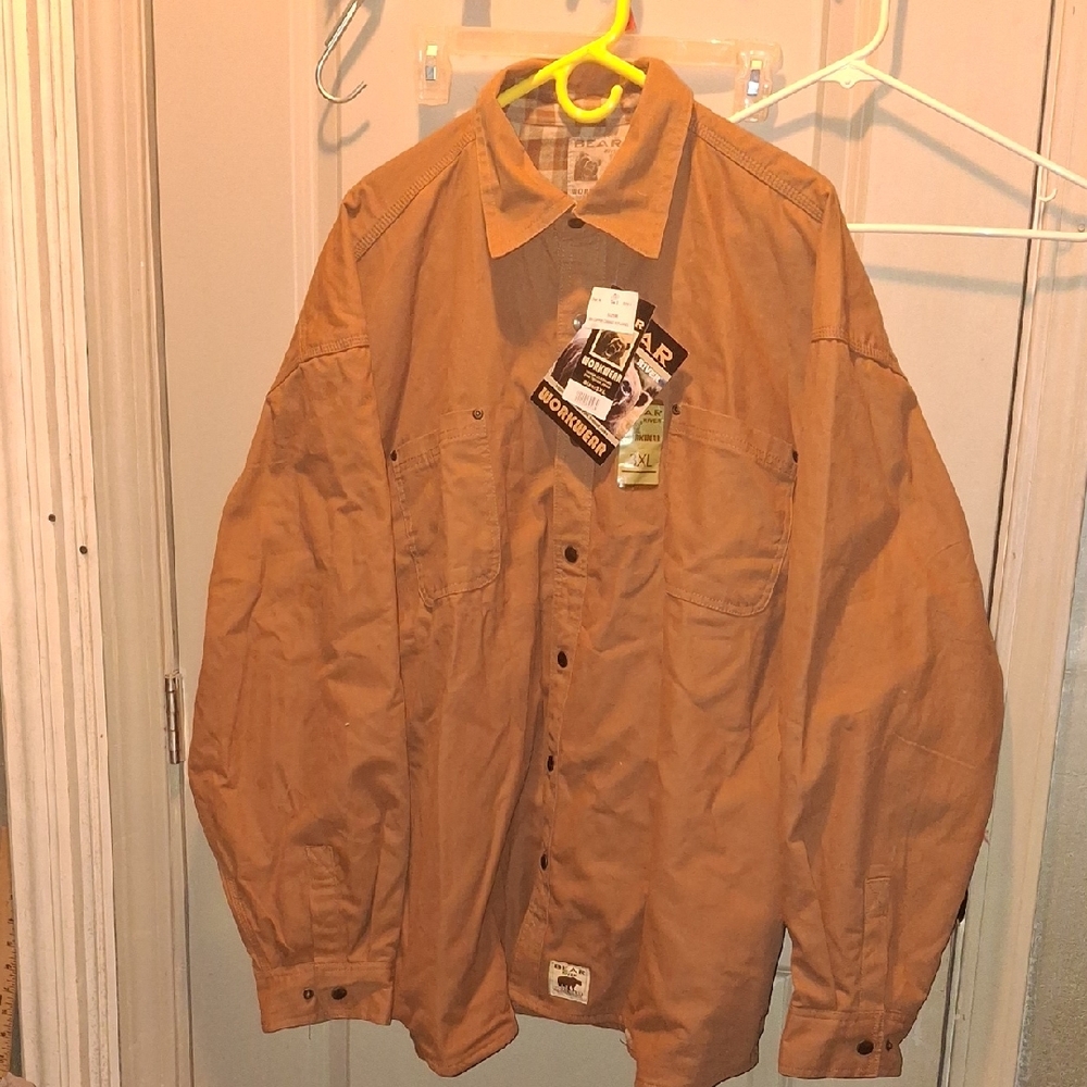 Men's Tan Shirt Jacket